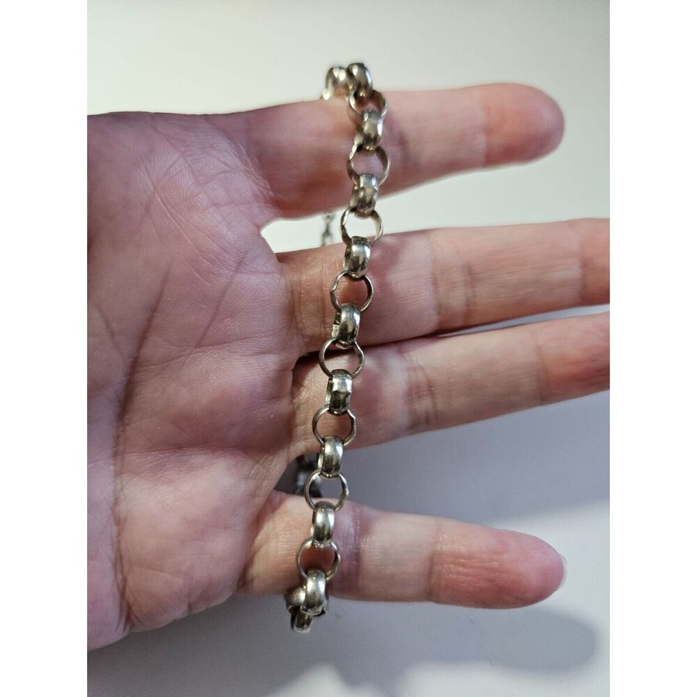 IBB International Bullion and Metal Brokers of Florida Circle Link Bracelet 7.4"